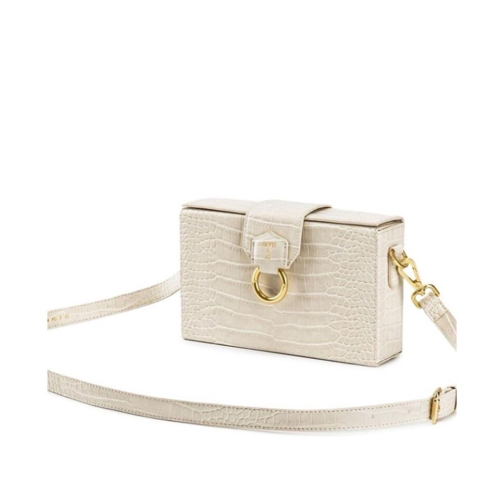 JW PEl Ivory Croc Grace
Box Bag NWOT Contemporary, Elegant, Simplicity, Chic - Picture 4 of 17